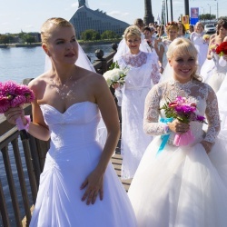 Līgavu parāde - 2016. Rīga.-