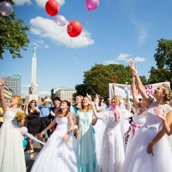 Līgavu parāde - 2016. Rīga.-