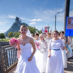 Līgavu parāde - 2016. Rīga.-