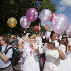 Līgavu parāde - 2016. Rīga.-